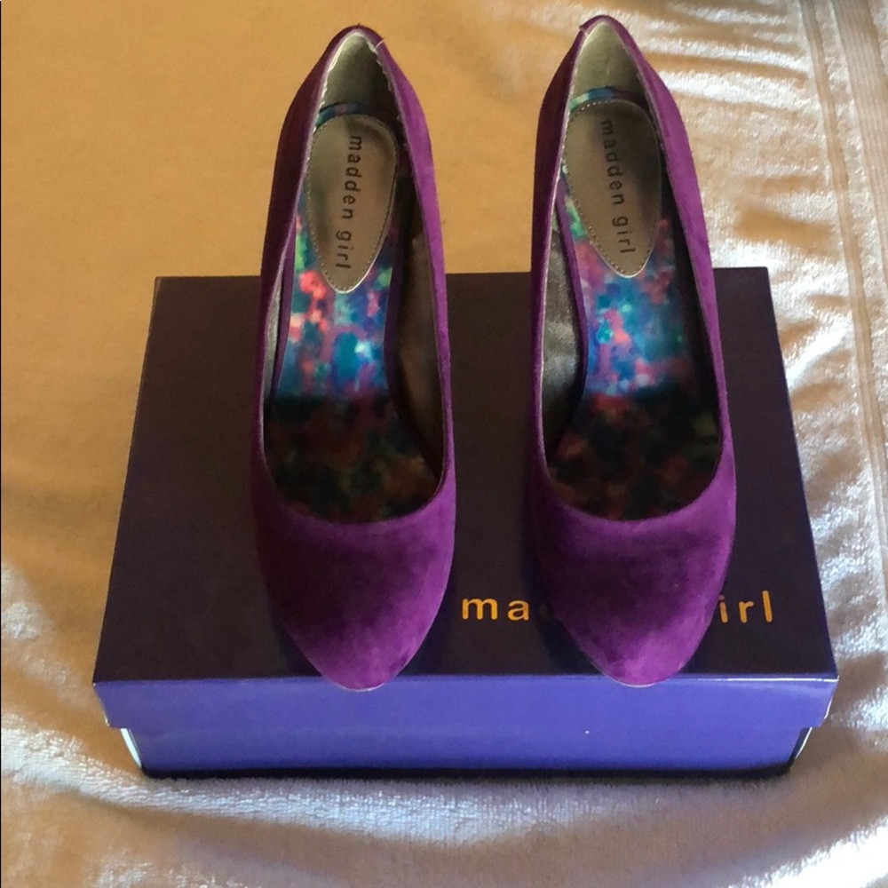 Purple High Heels